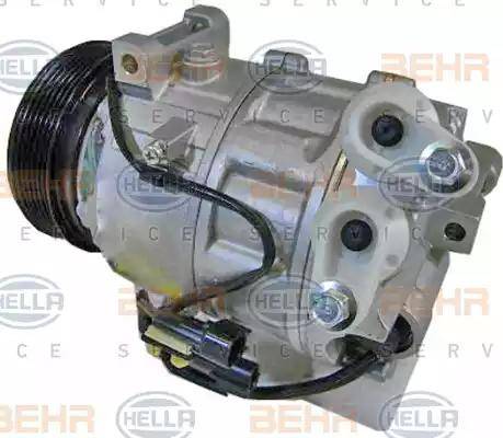 BEHR HELLA Service 8FK 351 322-321 - Compressor, air conditioning www.autospares.lv