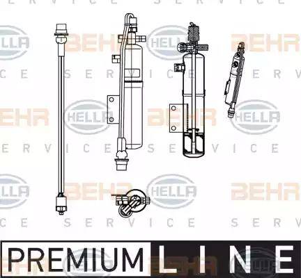 BEHR HELLA Service 8FT 351 198-541 - Sausinātājs, Kondicionieris www.autospares.lv