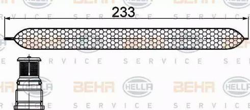 BEHR HELLA Service 8FT 351 200-251 - Sausinātājs, Kondicionieris autospares.lv