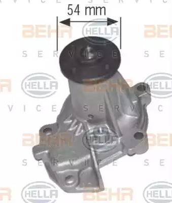 BEHR HELLA Service 8MP 376 804-574 - Ūdenssūknis autospares.lv