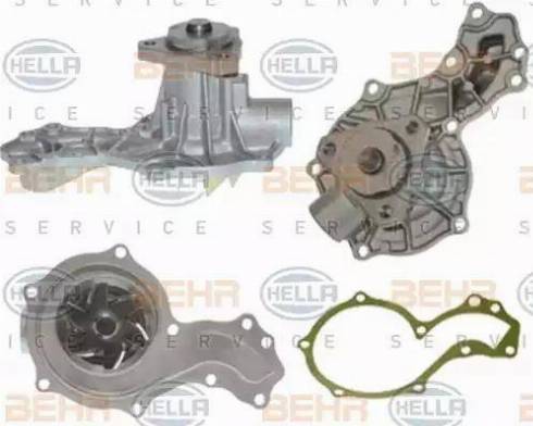 BEHR HELLA Service 8MP 376 804-021 - Водяной насос www.autospares.lv