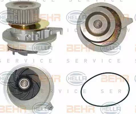 BEHR HELLA Service 8MP 376 804-311 - Ūdenssūknis autospares.lv