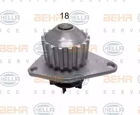 BEHR HELLA Service 8MP 376 800-454 - Ūdenssūknis www.autospares.lv