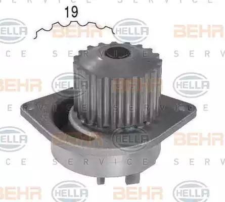 BEHR HELLA Service 8MP 376 800-474 - Water Pump www.autospares.lv