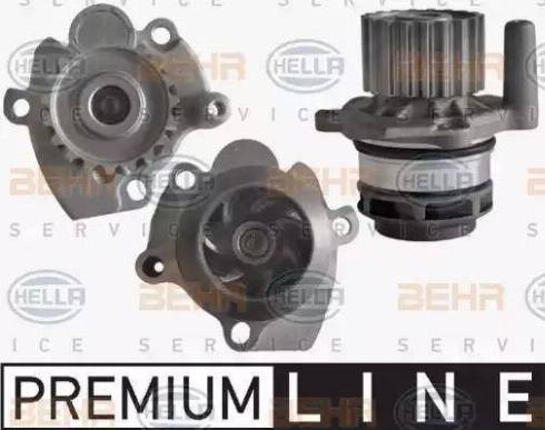 BEHR HELLA Service 8MP 376 800-011 - Ūdenssūknis www.autospares.lv