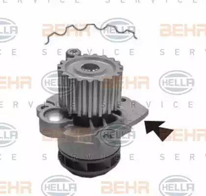 BEHR HELLA Service 8MP 376 800-024 - Ūdenssūknis www.autospares.lv