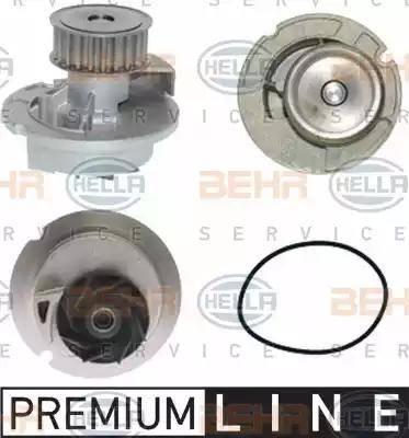 BEHR HELLA Service 8MP 376 800-121 - Water Pump www.autospares.lv