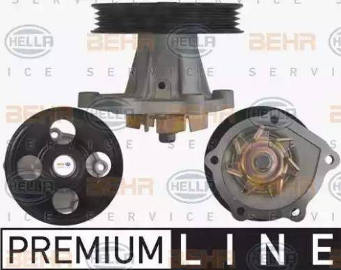 BEHR HELLA Service 8MP 376 801-141 - Ūdenssūknis www.autospares.lv