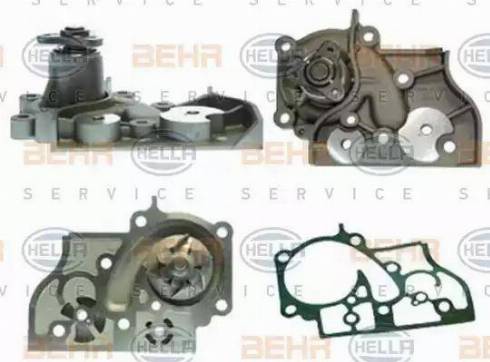 BEHR HELLA Service 8MP 376 803-671 - Ūdenssūknis www.autospares.lv