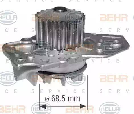 BEHR HELLA Service 8MP 376 803-144 - Ūdenssūknis autospares.lv