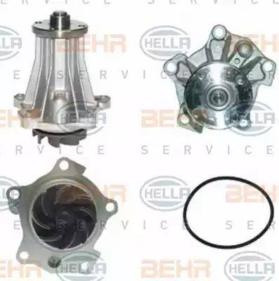 BEHR HELLA Service 8MP 376 803-371 - Ūdenssūknis www.autospares.lv