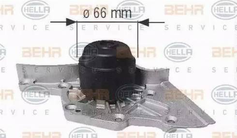 BEHR HELLA Service 8MP 376 802-514 - Ūdenssūknis www.autospares.lv