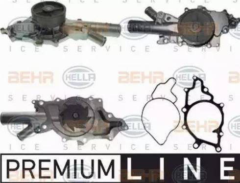 BEHR HELLA Service 8MP 376 802-091 - Water Pump www.autospares.lv