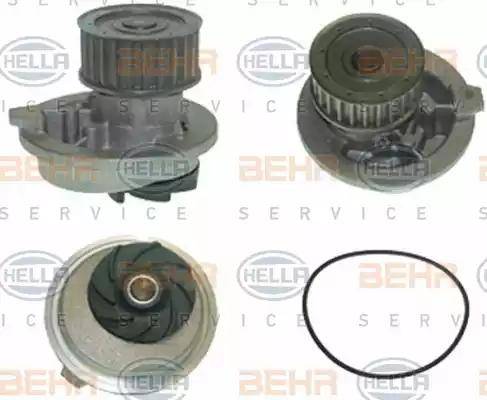 BEHR HELLA Service 8MP 376 802-371 - Water Pump www.autospares.lv