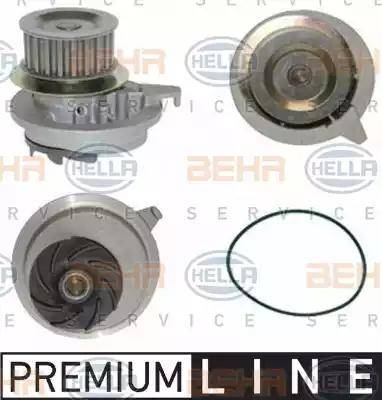 BEHR HELLA Service 8MP 376 802-201 - Ūdenssūknis www.autospares.lv