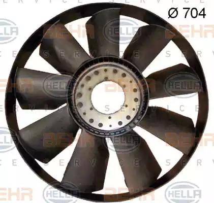 BEHR HELLA Service 8MV 376 702-011 - Ventilatora darba rats, Motora dzesēšanas sistēma www.autospares.lv