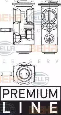 BEHR HELLA Service 8UW 351 239-611 - Расширительный клапан, кондиционер www.autospares.lv