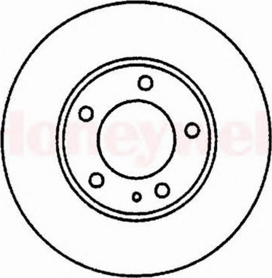 BENDIX 561967 B - Brake Disc www.autospares.lv