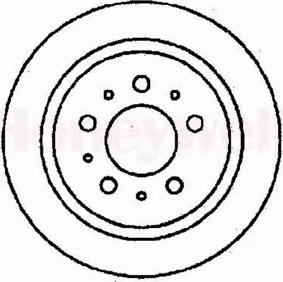 BENDIX 561506 B - Brake Disc www.autospares.lv