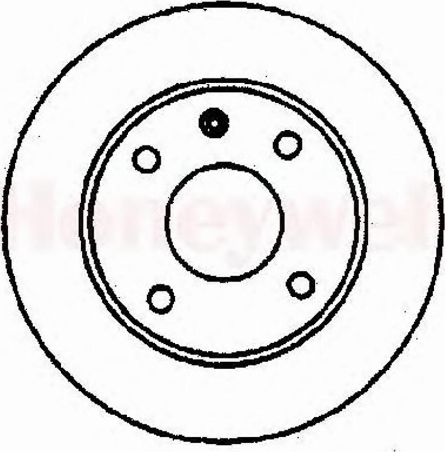 BENDIX 561087 B - Brake Disc www.autospares.lv