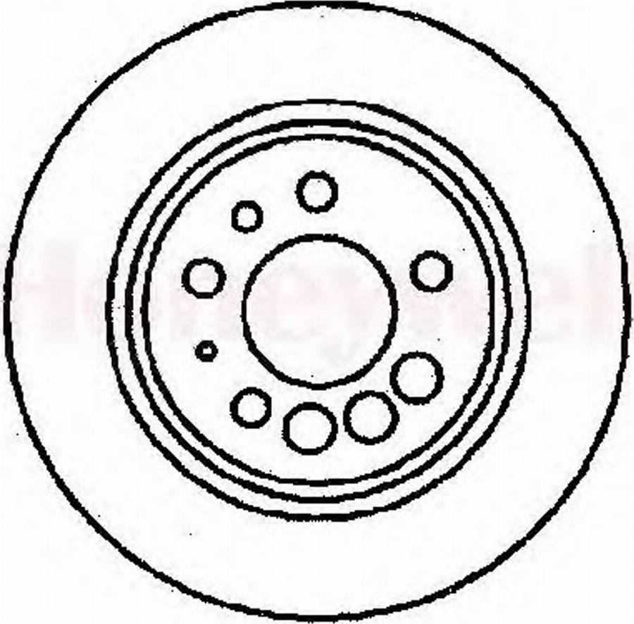 BENDIX 561116 B - Brake Disc www.autospares.lv