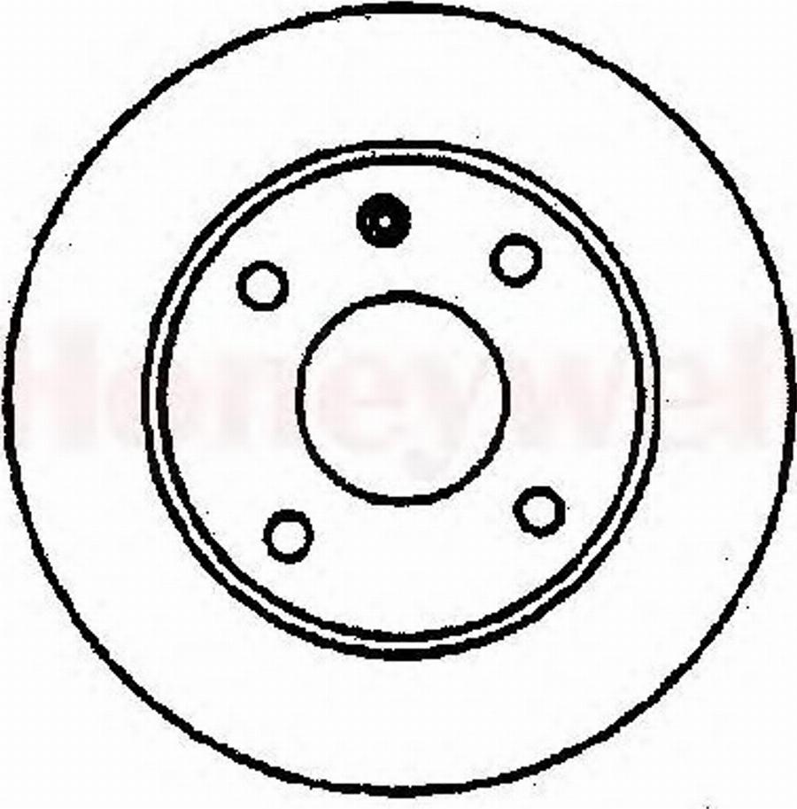 BENDIX 561178 B - Brake Disc www.autospares.lv