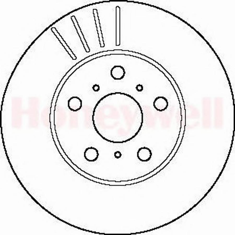 BENDIX 561808 B - Bremžu diski www.autospares.lv