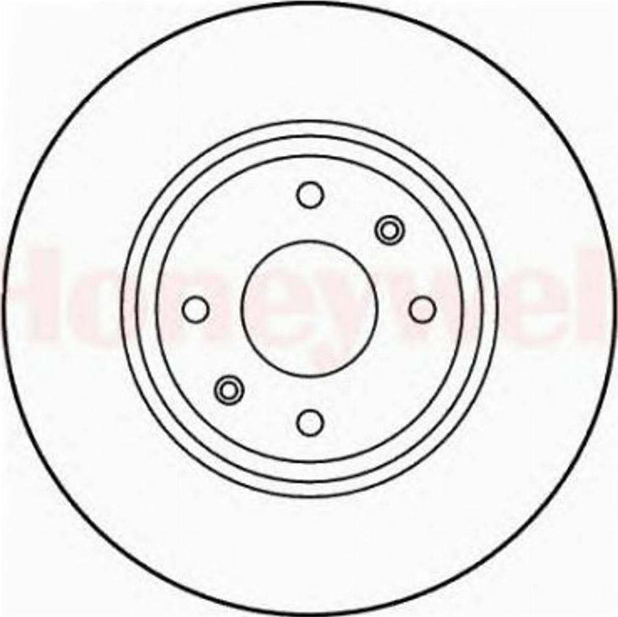 BENDIX 561705 B - Тормозной диск www.autospares.lv