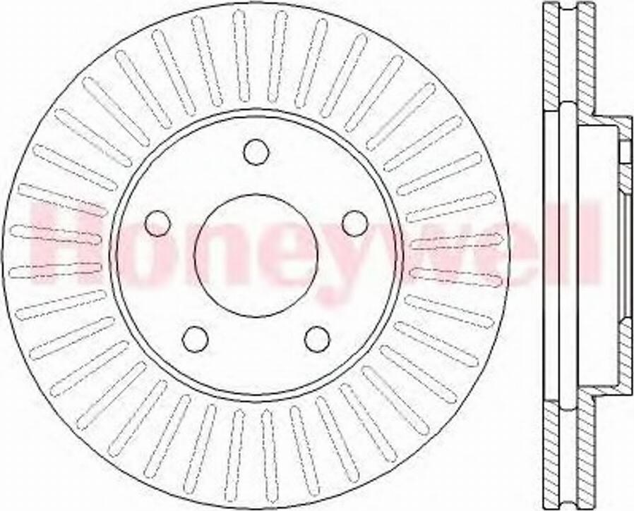 BENDIX 562441B - Bremžu diski autospares.lv