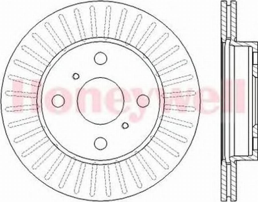 BENDIX 562443B - Bremžu diski www.autospares.lv