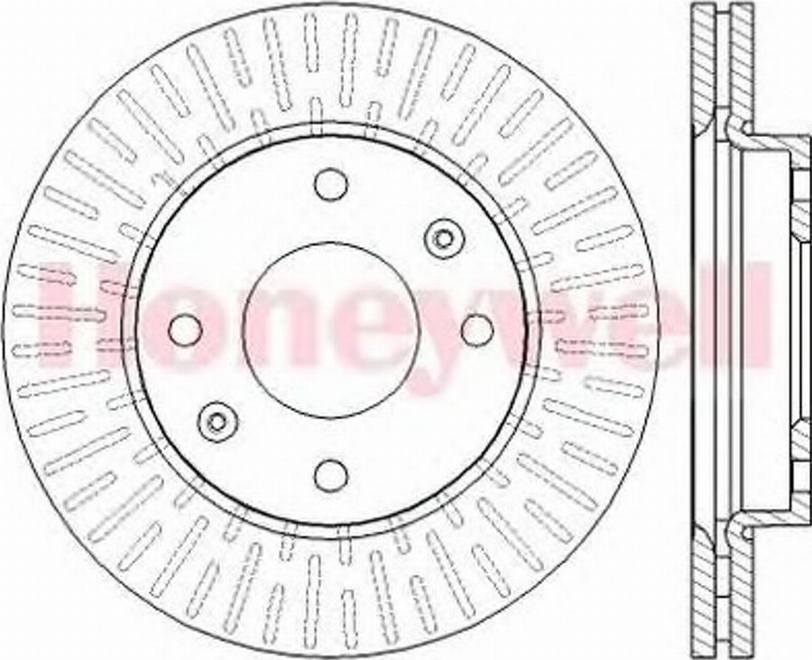 BENDIX 562459B - Bremžu diski www.autospares.lv