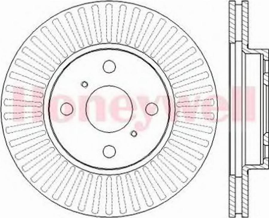 BENDIX 562455B - Bremžu diski www.autospares.lv