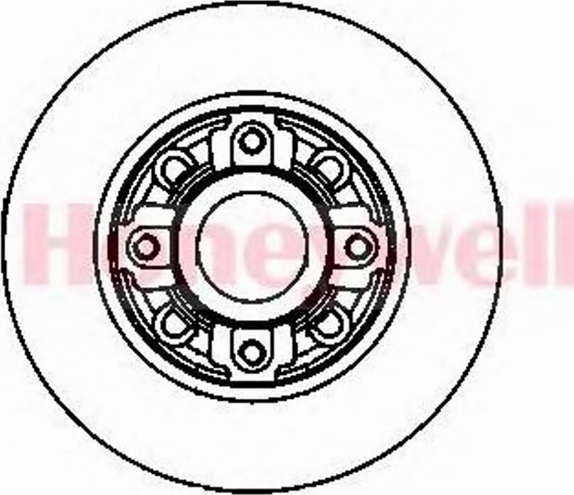 BENDIX 562450B - Тормозной диск www.autospares.lv