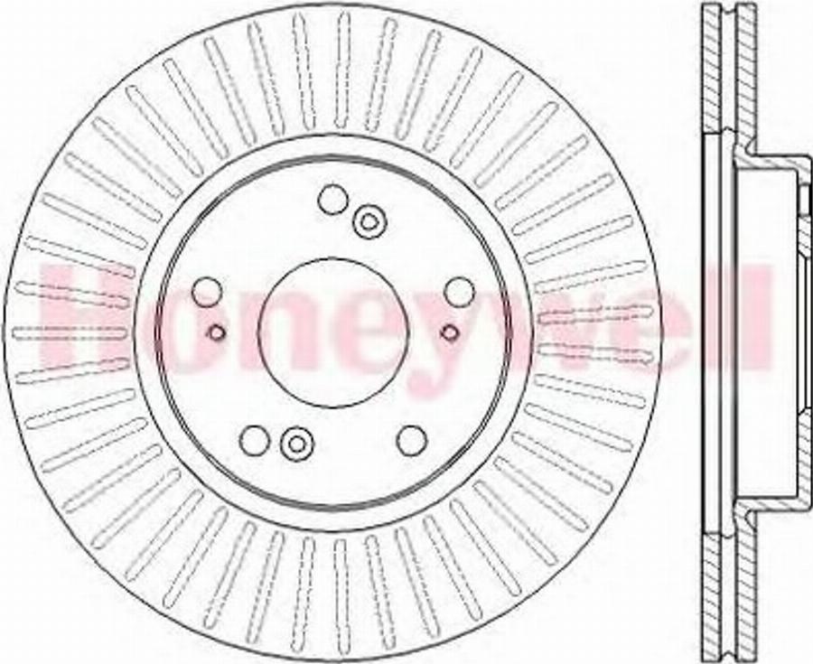 BENDIX 562457B - Bremžu diski www.autospares.lv