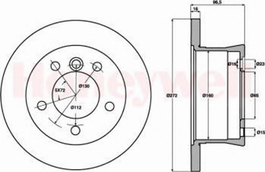 BENDIX 562482 B - Bremžu diski www.autospares.lv