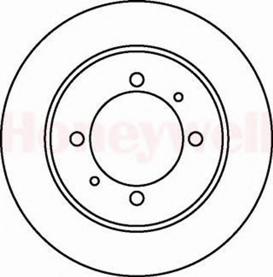 BENDIX 562059 B - Brake Disc www.autospares.lv