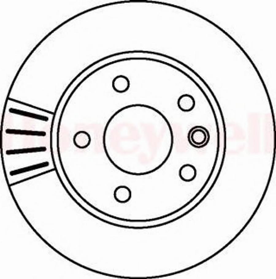 BENDIX 562054 B - Brake Disc www.autospares.lv