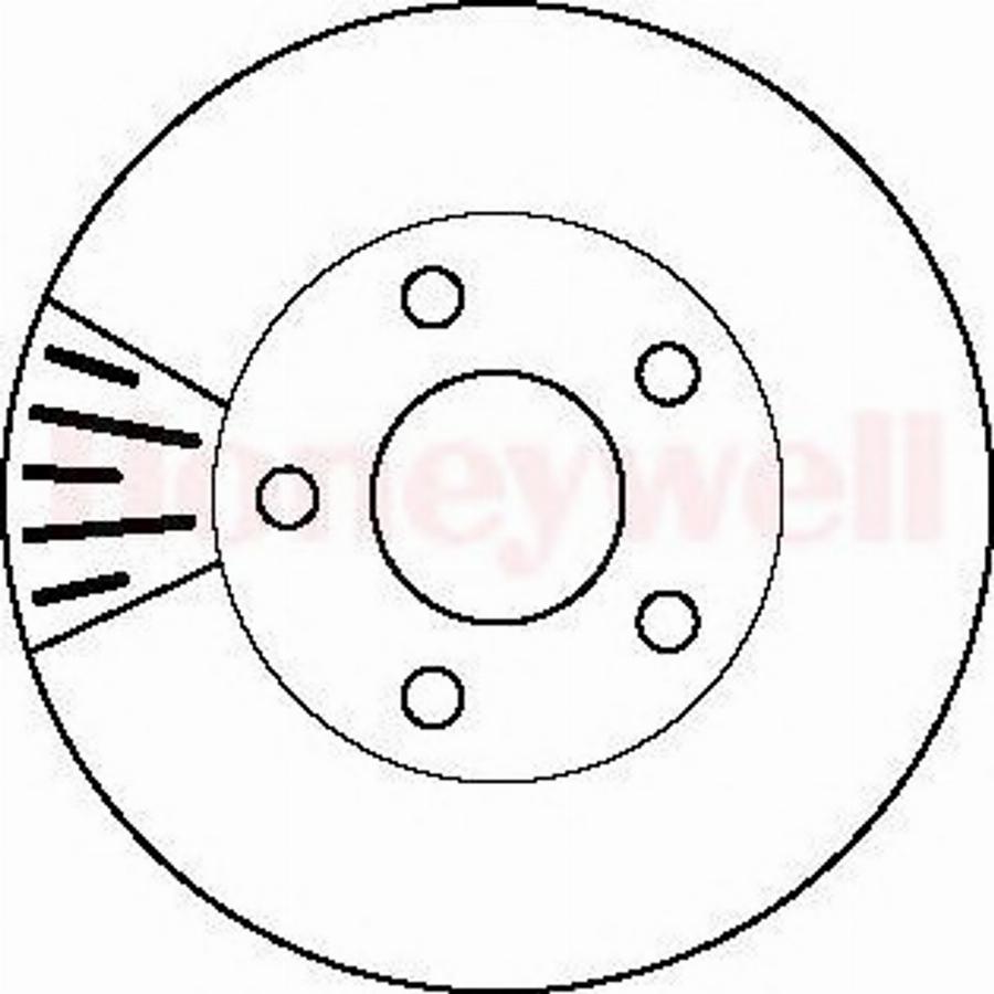 BENDIX 562160 B - Тормозной диск www.autospares.lv