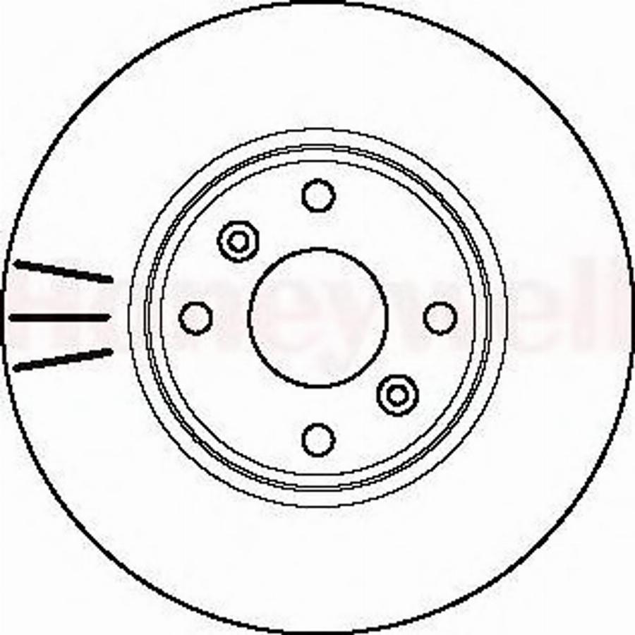 BENDIX 562103 B - Bremžu diski autospares.lv