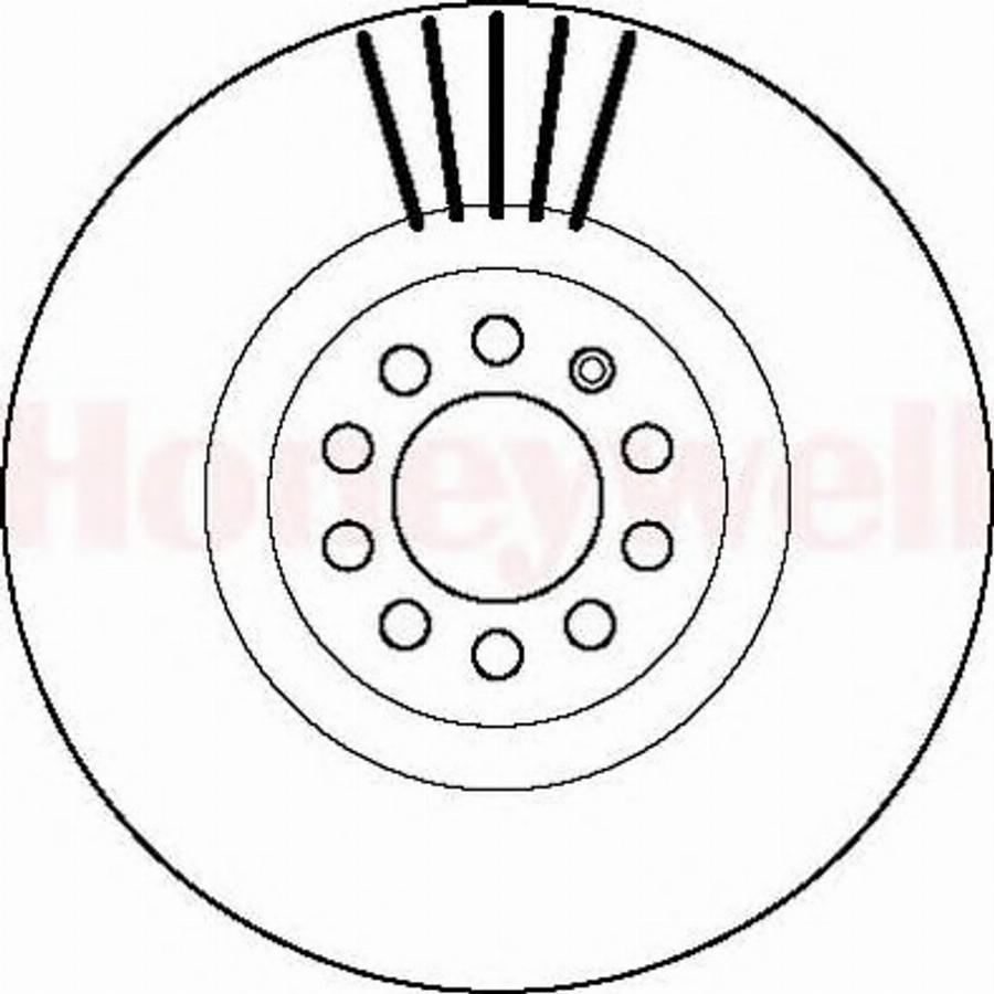 BENDIX 562132 B - Bremžu diski www.autospares.lv