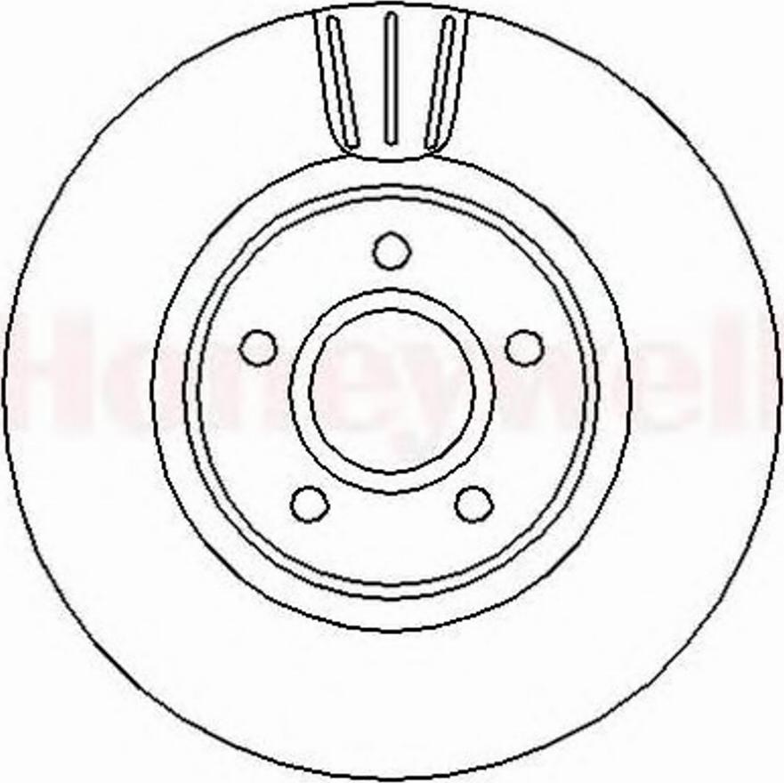 BENDIX 562363B - Brake Disc www.autospares.lv