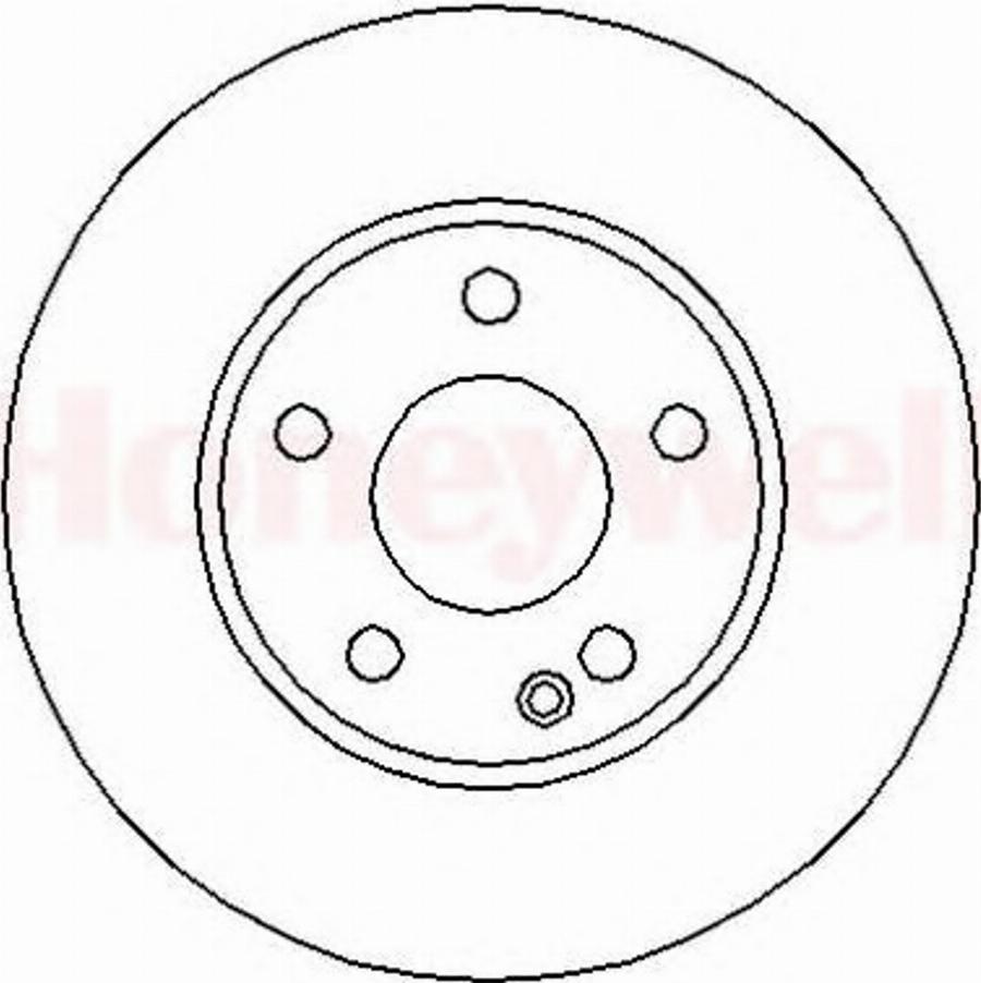 BENDIX 562309 B - Brake Disc www.autospares.lv