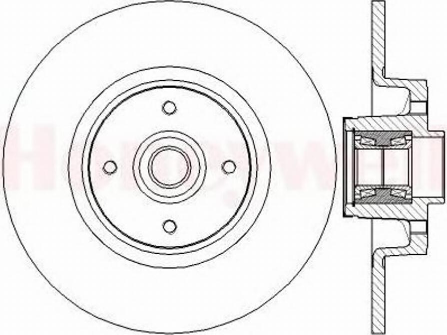 BENDIX 562377B - Bremžu diski www.autospares.lv