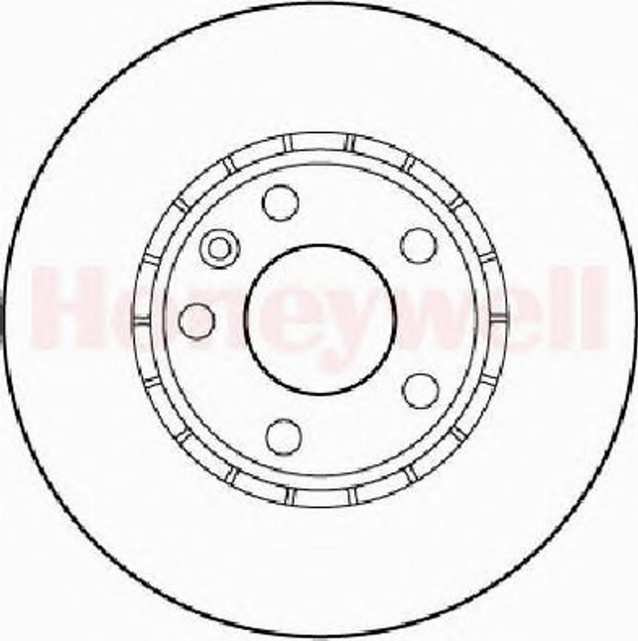 BENDIX 562241 B - Brake Disc www.autospares.lv