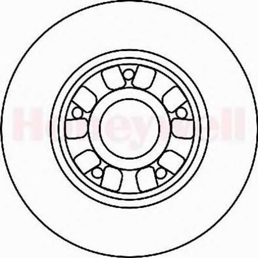 BENDIX 562211 B - Brake Disc www.autospares.lv