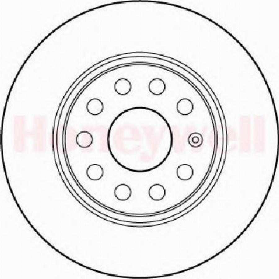 BENDIX 562237 B - Тормозной диск www.autospares.lv