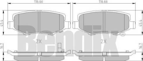 BENDIX 511154 - Тормозные колодки, дисковые, комплект www.autospares.lv