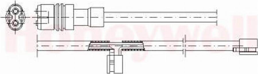 BENDIX 581352 - Сигнализатор, износ тормозных колодок www.autospares.lv