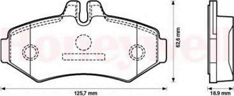 BENDIX 571950B - Bremžu uzliku kompl., Disku bremzes www.autospares.lv