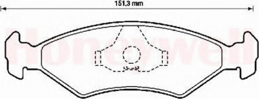 BENDIX 571914X - Bremžu uzliku kompl., Disku bremzes www.autospares.lv